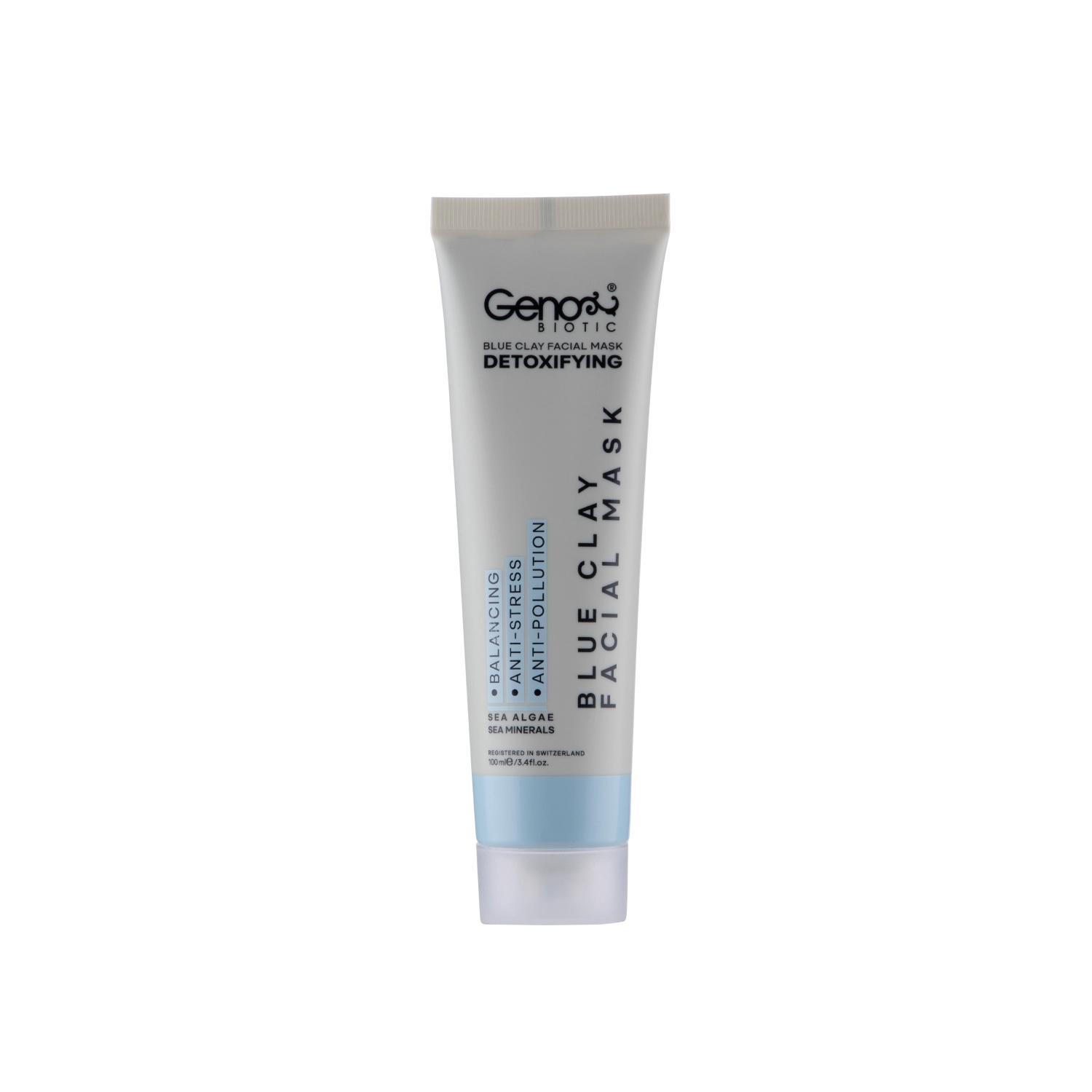 ماسک خاک رس آبی ژنو بایوتیک