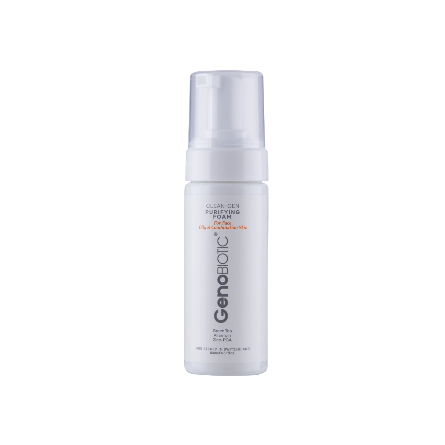 فوم شستشو صورت پوست چرب و مختلط ژنو بایوتیک