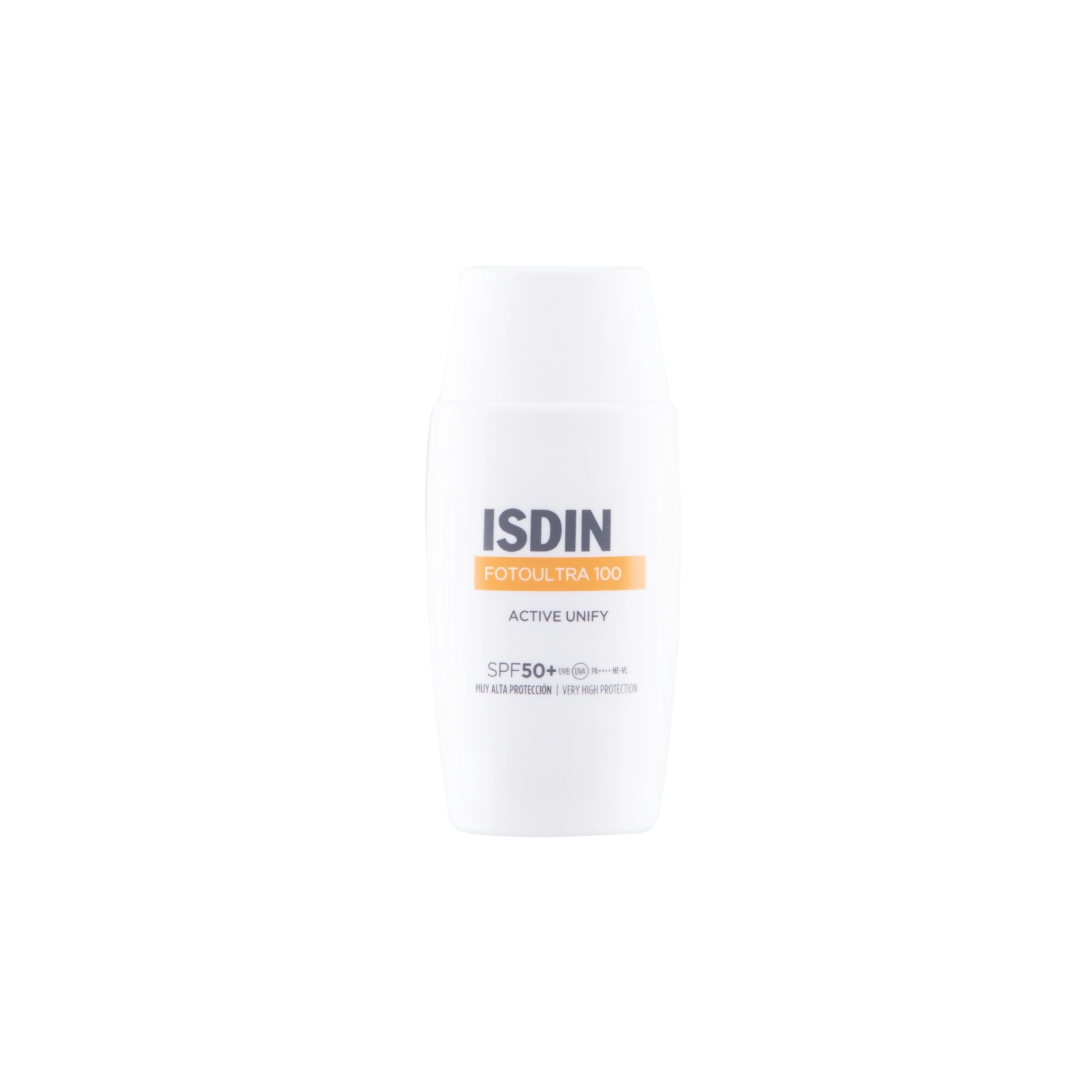 isdin-active-unify-spf50-sun-protector ضد آفتاب اکتیو یونیفای بی رنگ ایزدین ۵۰ میل