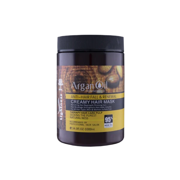 ماسک مو بدون سولفات لایتنس مدل Argan Oil حجم 1000 میل