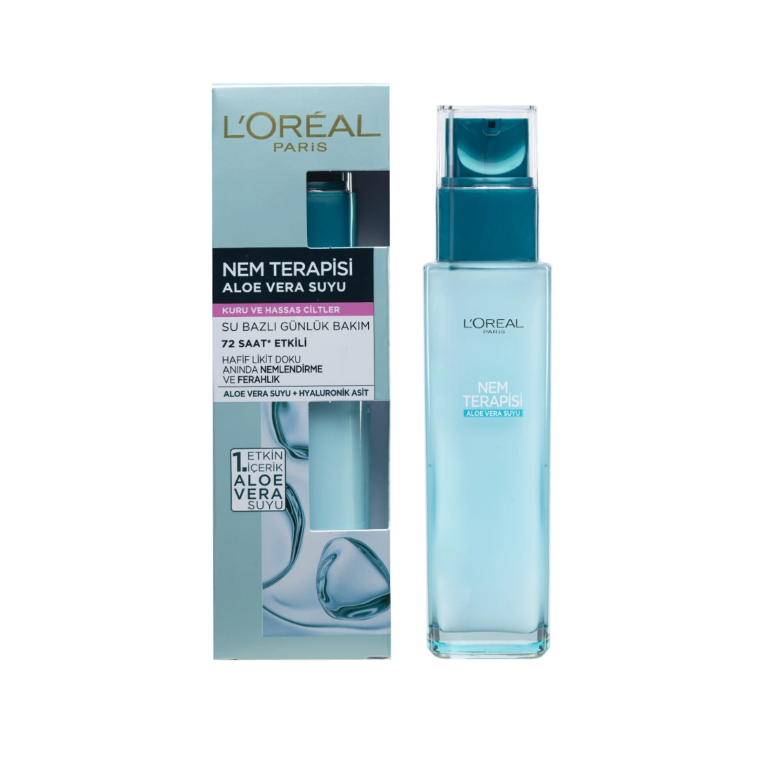 ژل آبرسان صورت لورئال مخصوص پوست خشک و حساس