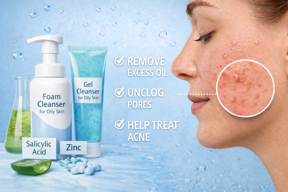 اهمیت انتخاب شوینده مناسب برای پوست چرب