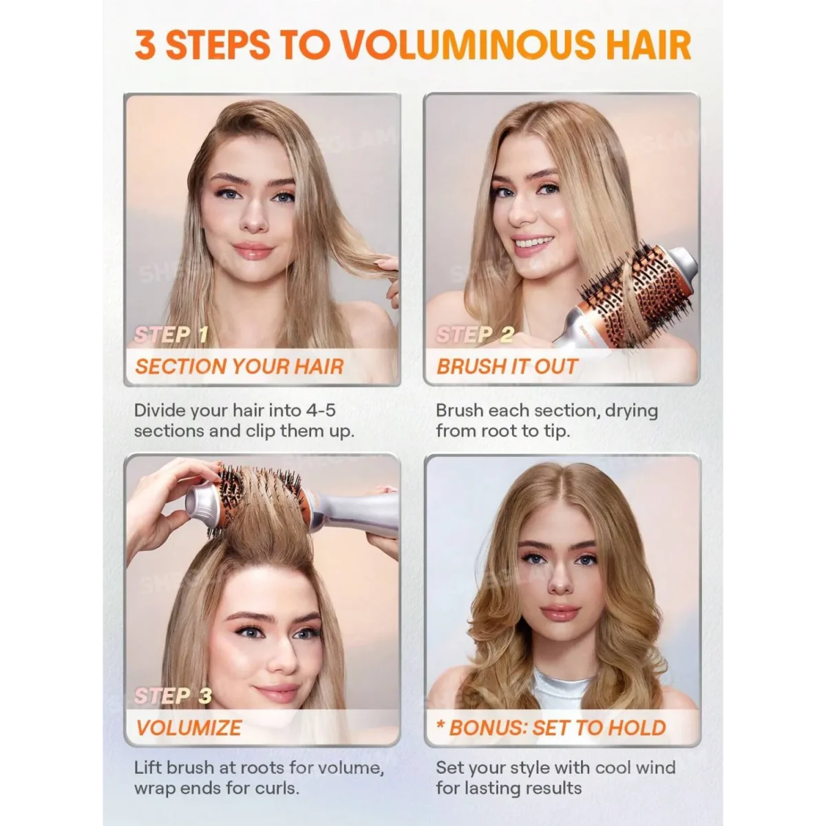 برس حرارتی گرد شیگلم سایز بزرگ - Image 6