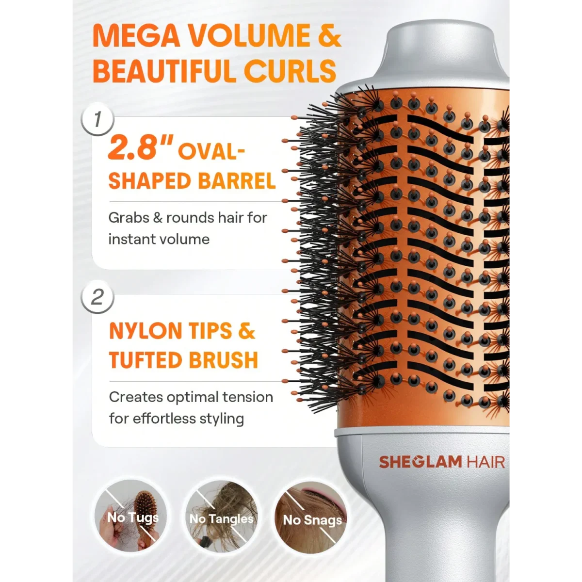 برس حرارتی گرد شیگلم سایز بزرگ - Image 2